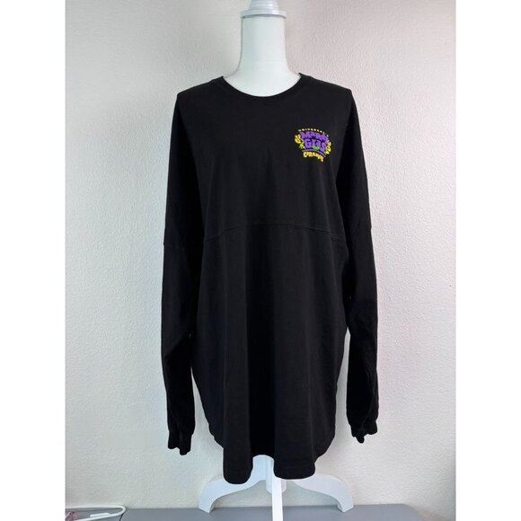 Universal Studio's XL black long sleeve spirit jersey mardi gras carnaval shirt - Picture 1 of 6
